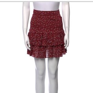 ISABEL MARANT Floral Print Mini Skirt
